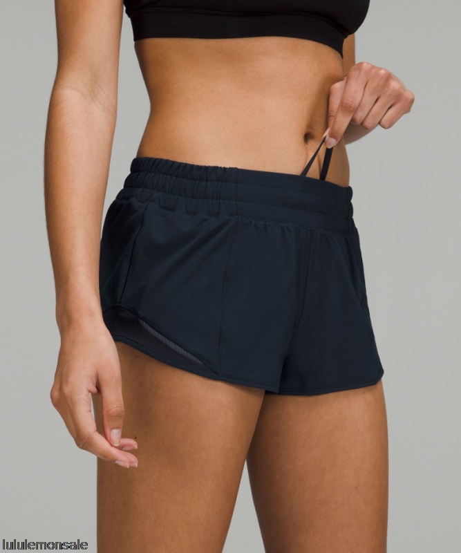 Lululemon Damen DELULU343 | Lululemon Deutschland True Navy Hotty Hot Low-rise Gefütterte Short 25
